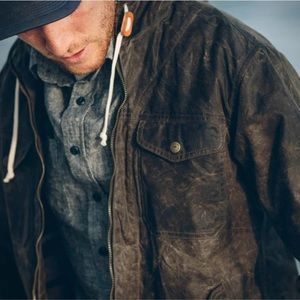 Taylor Stitch Winslow Parka Blanket Lined Olive Size S-M 40